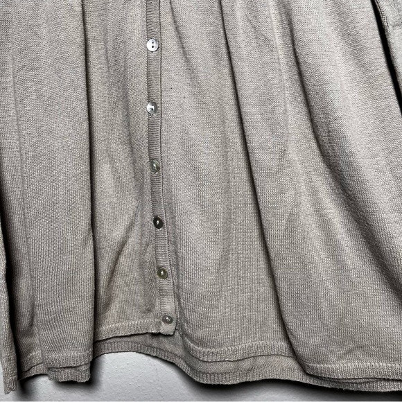 Women Babydoll y2k Top Small Embroidered Button Front Coquette‎ Gray White - Picture 6 of 8